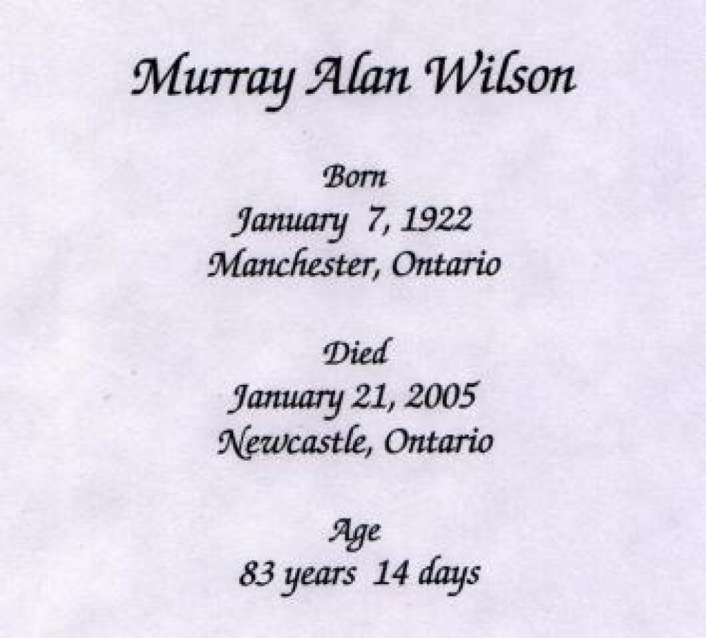 Murray Alan Wilson