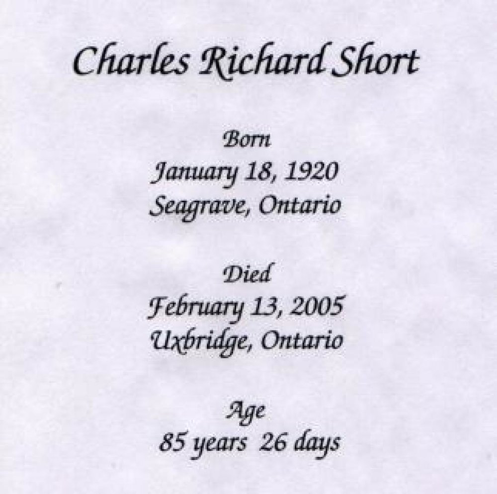 Charles Richard Short