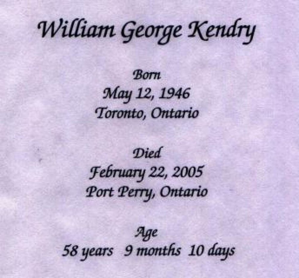 William George Kendry