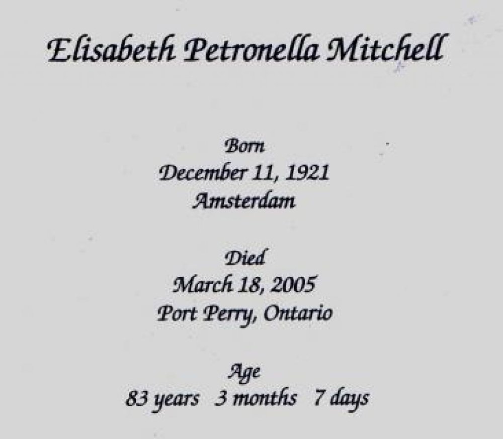 Elisabeth Petronella Mitchell